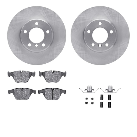 6612-31313, Rotors With 5000 Euro Ceramic Brake Pads Includes Hardware
